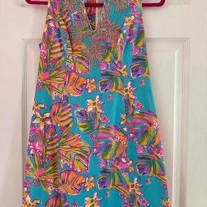 Lilly Pulitzer Tropical Floral Sleeveless Dress